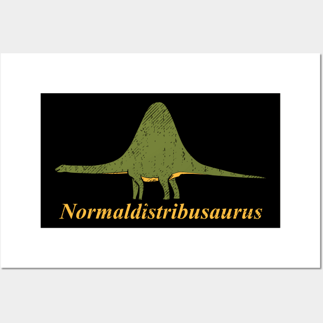 Normaldistribusaurus Wall Art by maxdax